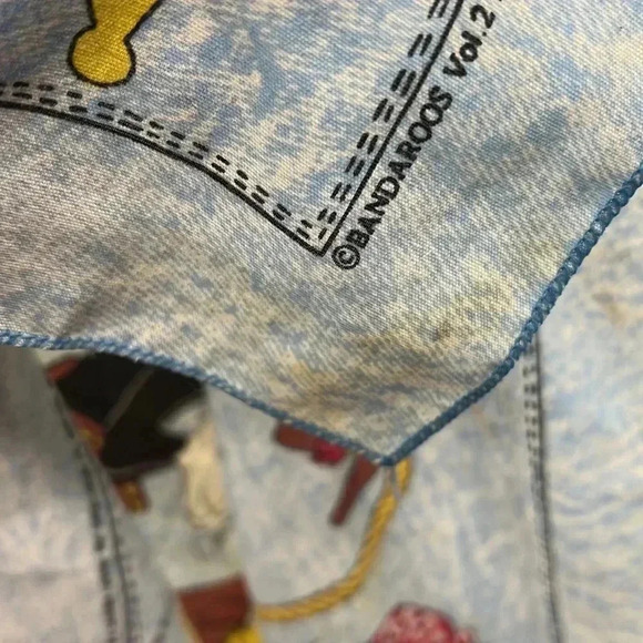 Vintage Looney Tunes Sylvester and Tweety Bird Bandaroos Bandana Western 1996 - Picture 6 of 6